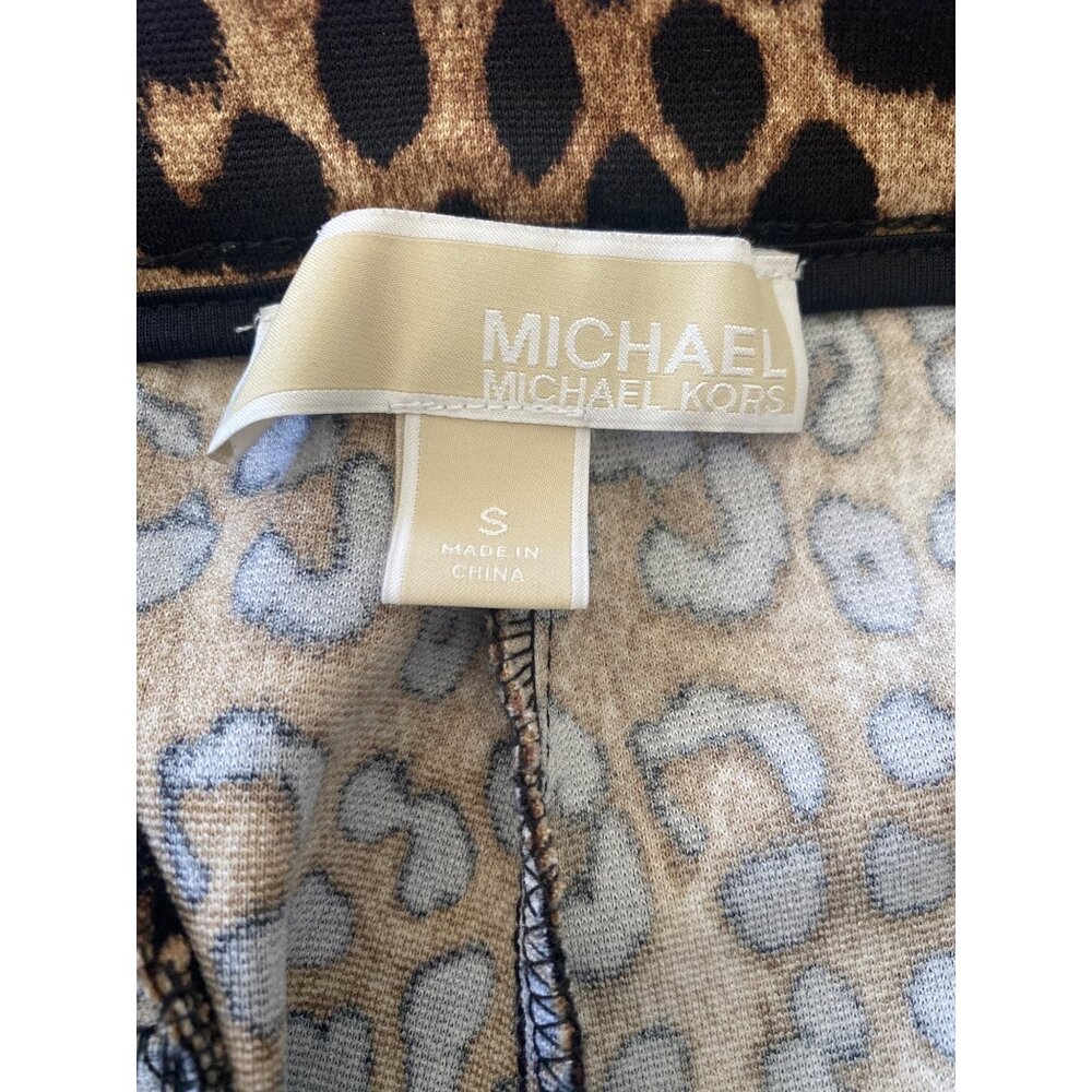 Michael Kors Women's Leopard Print Slim Fit Pants Size S - Picture 5 of 6